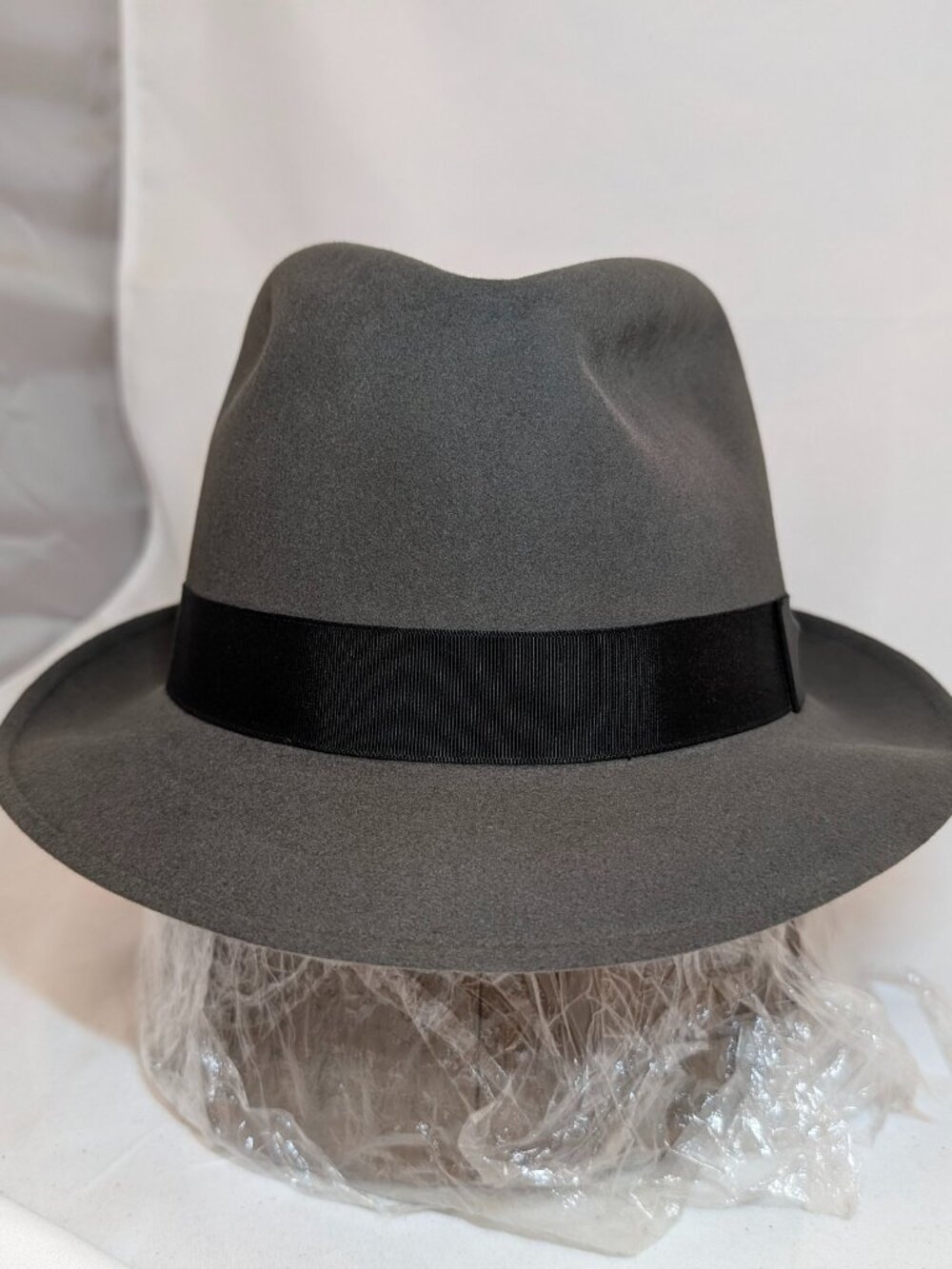 Vintage Dobbs Fifth Avenue VVL Fedora – Charcoal Gray – Sz 7 1/8